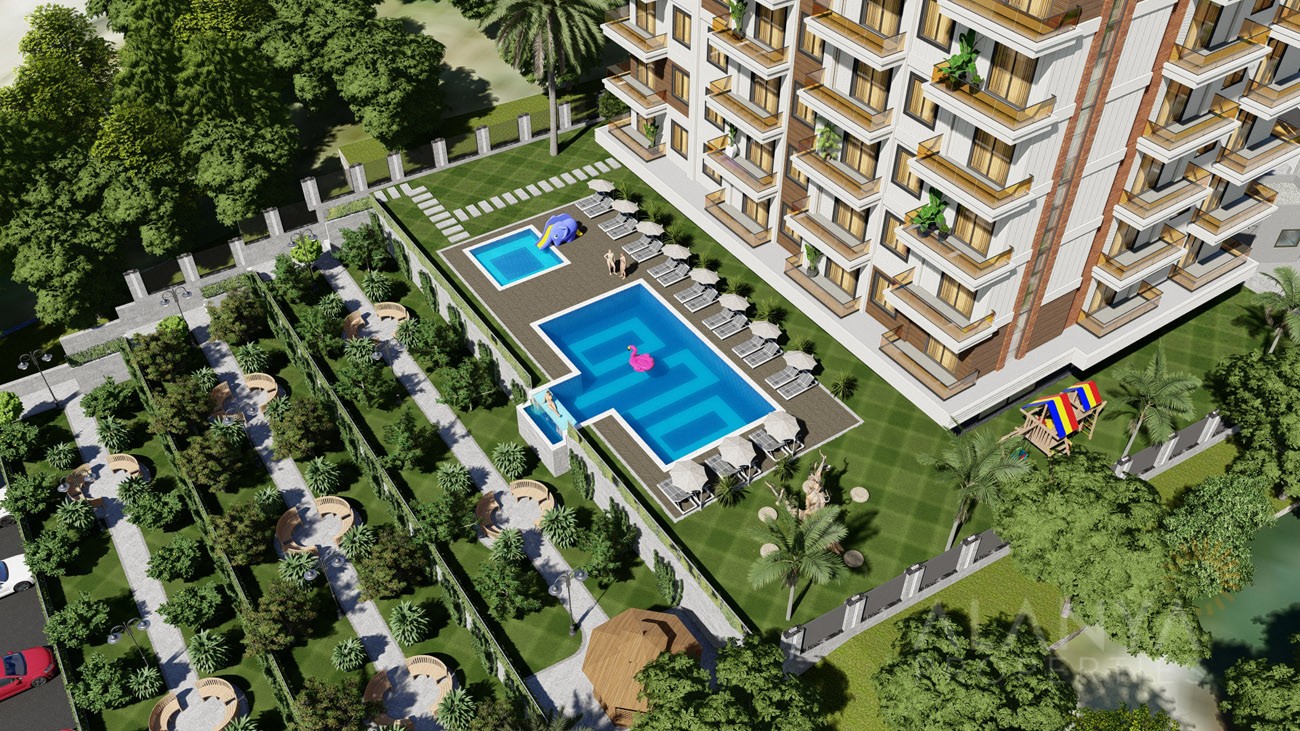 Appartementen op Wandelafstand van Zee in Payallar / Alanya